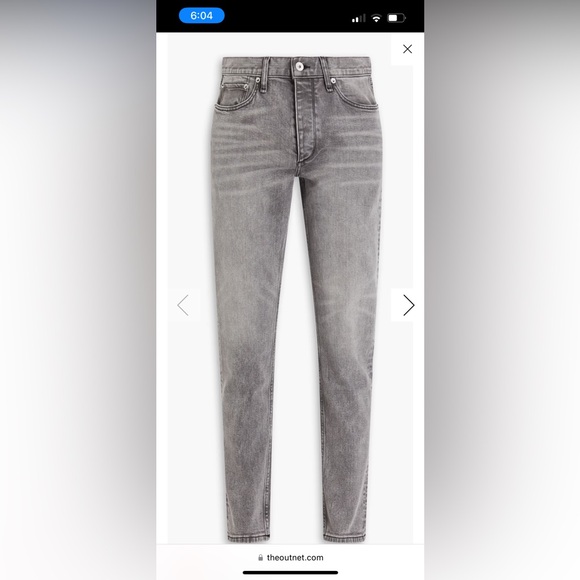 NWT Rag & Bone men’s jeans Fit 1 - Greyson size 33 - Picture 14 of 15